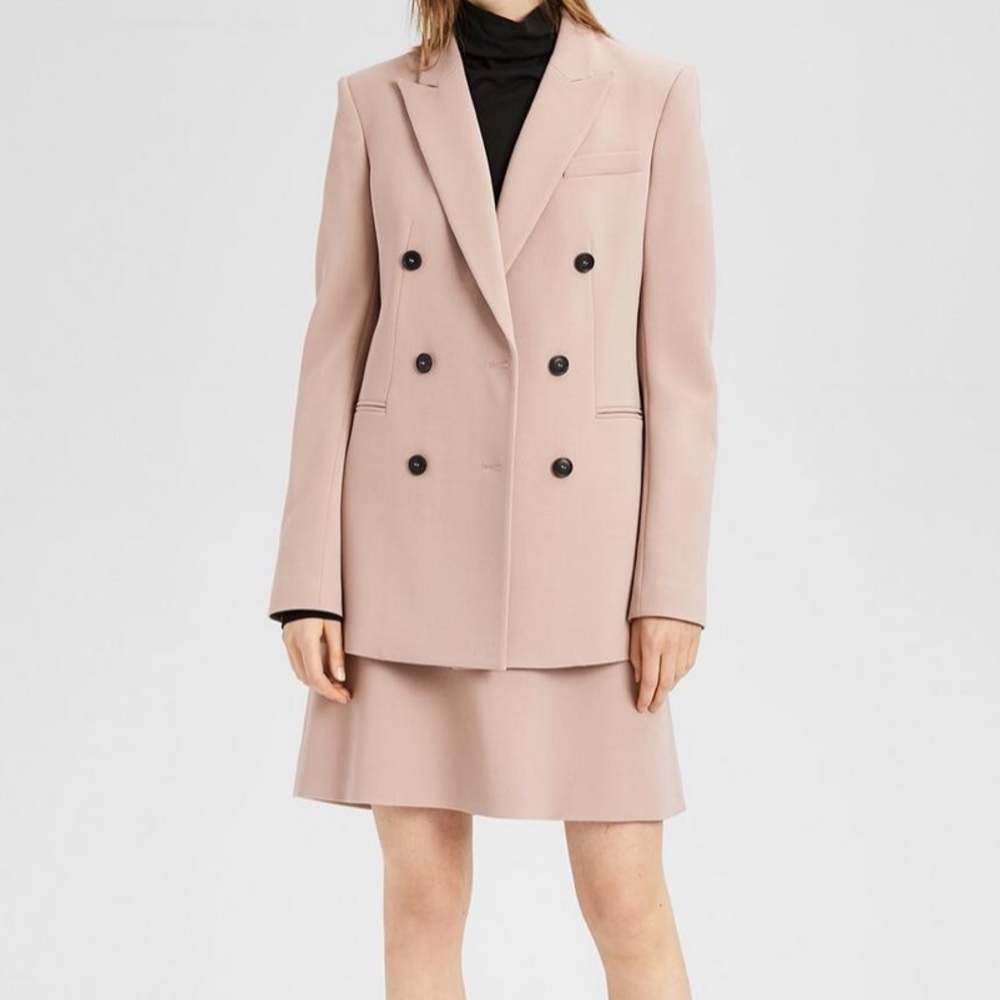 THEORY Stretch Wool Power Jacket